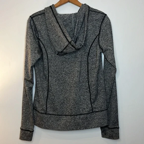 JGX performance active jacket long sleeve grey hoodie size medium - Picture 3 of 3